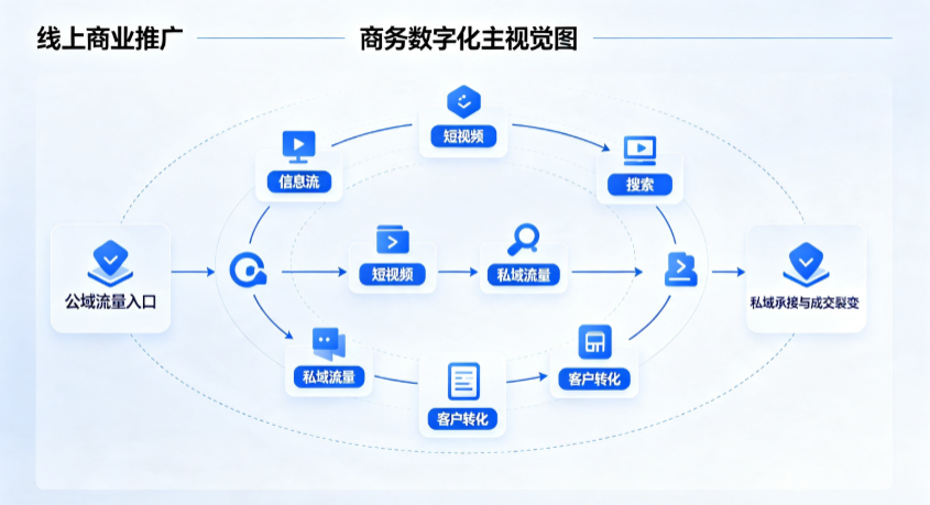 陵川县线上商业推广怎么做？全域流量闭环搭建与低成本转化实战指南